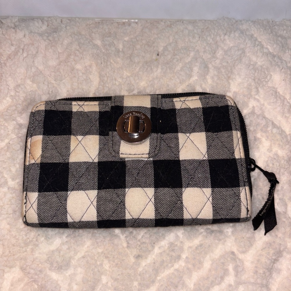 Vera Bradley Black and white wallet
